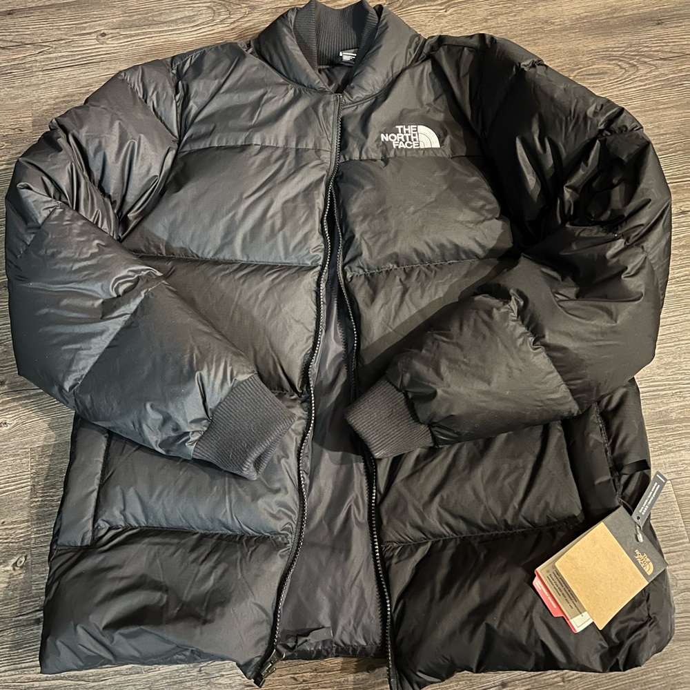 Mens north face puffer coat size large